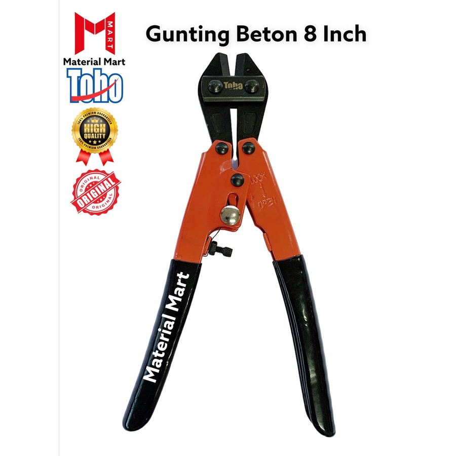 Gunting Beton / Kawat 8 inch Toho Premium | Japan Bolt Cutter Besi | Material Mart