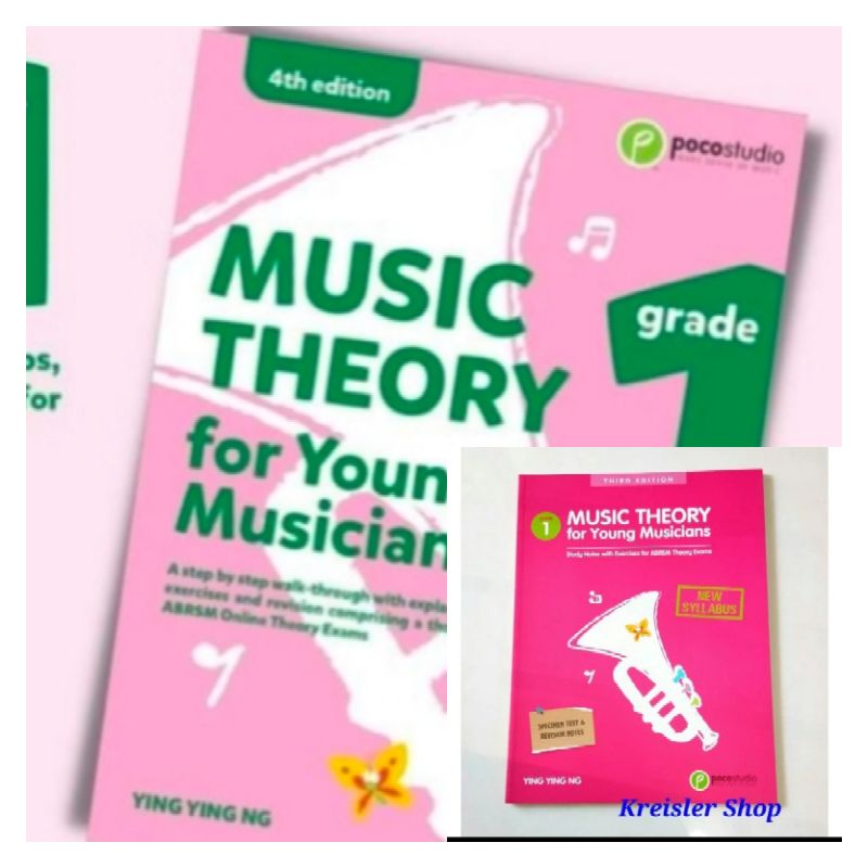 Music Theory for Young Musician grade 1 by Ying Ying Ng Buku teori musik gr.1