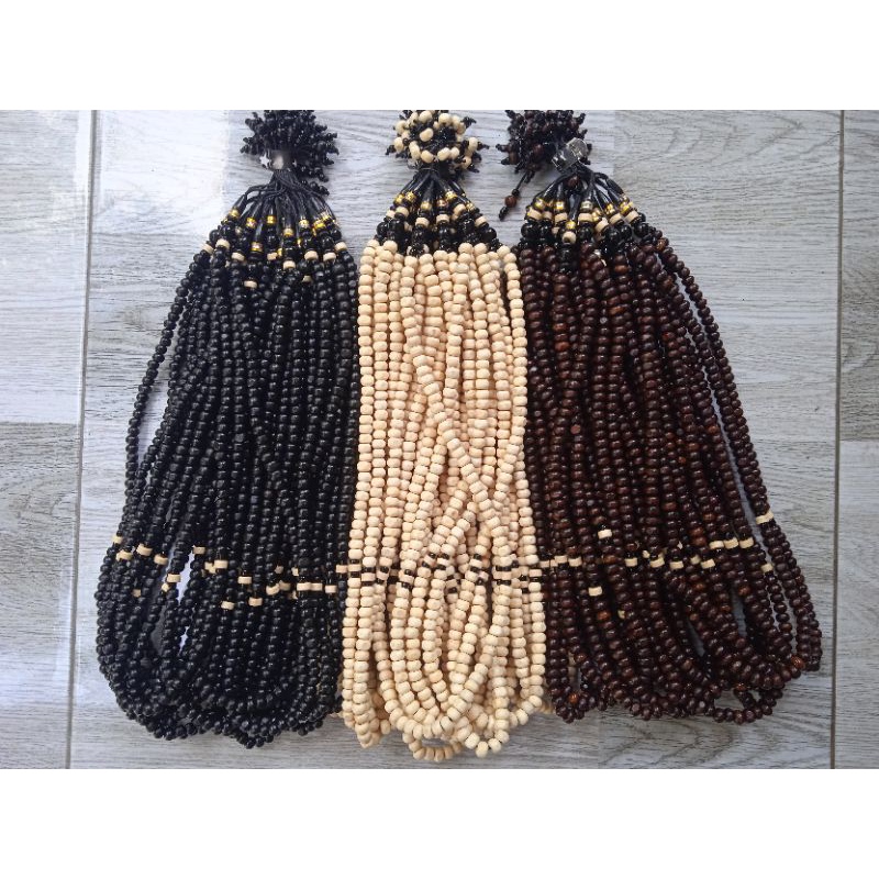 Tasbih kayu souvenir 99 butir 6 mm