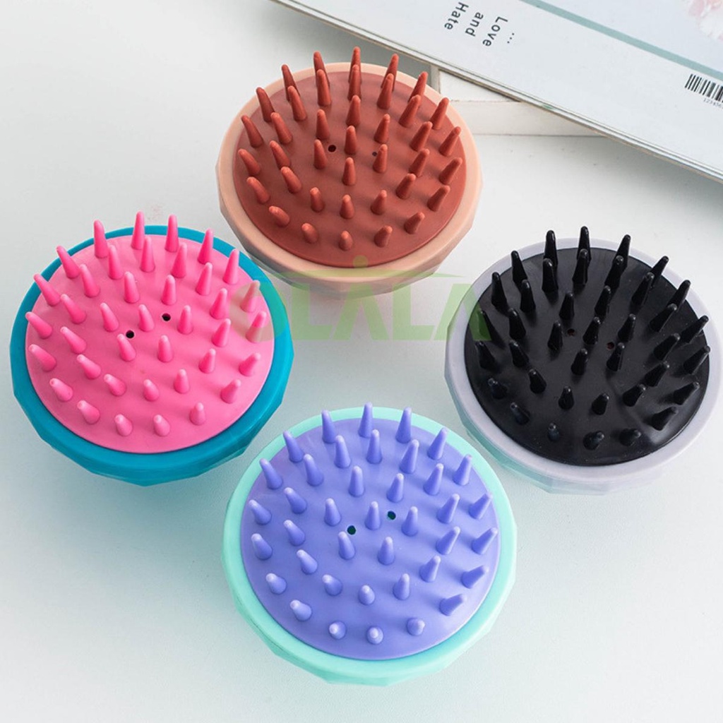 SISIR PIJAT RAMBUT KEPALA SIKAT SISIR PEMBERSIH KULIT KEPALA SCALP MASSEGER OLL-BTS1507