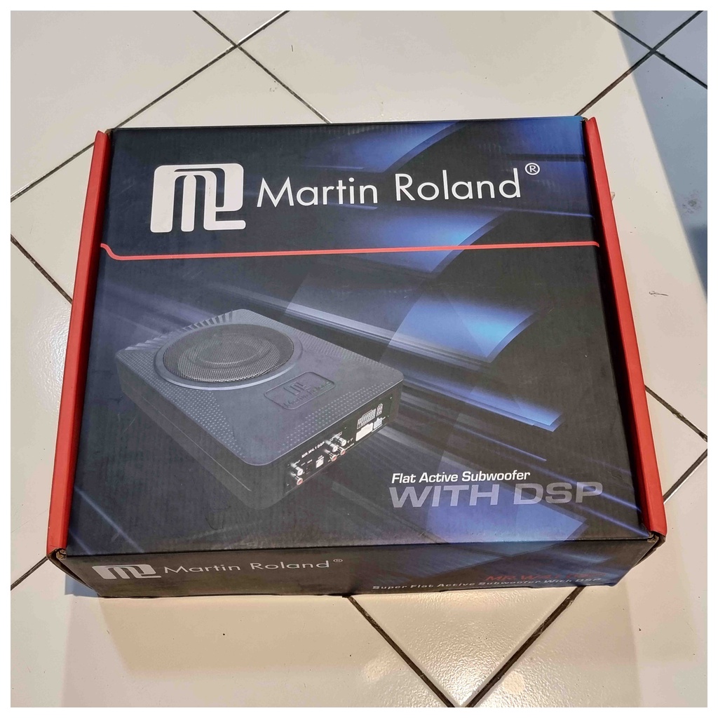 Martin Roland Subwoofer Kolong Aktif 8 inch built in Amplifier DSP Processor Audio plus Socket PNP S