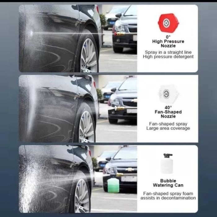 Water Gun Spray High Pressure Cordless Washer Power