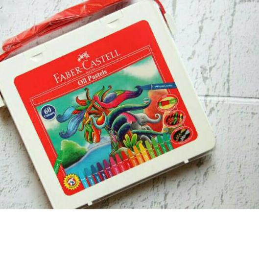 

QualityControl⭐-Crayon Faber Castell 60 Warna Oil Pastels Hexagonal