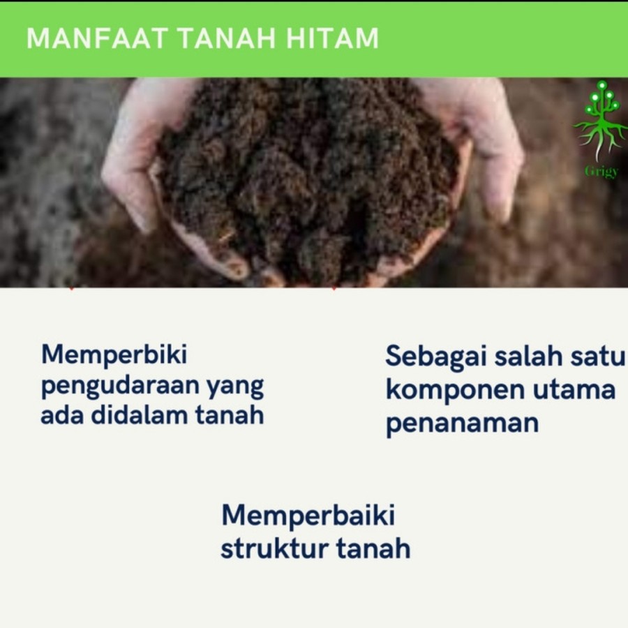 Media Tanam Tanah Hitam Subur 10 kg