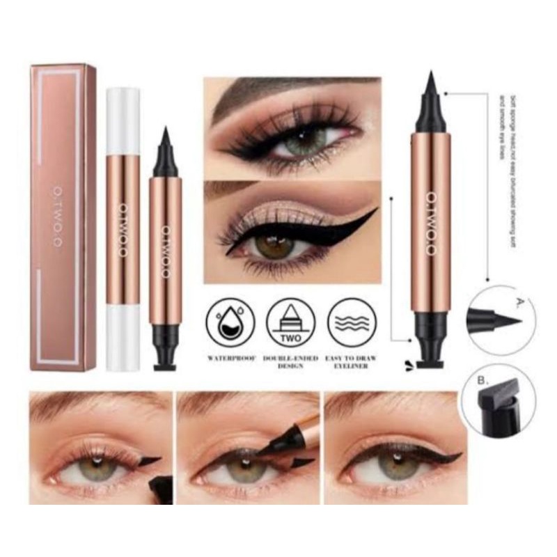 O.TWO.O Miraculous CAT-EYE Stamp Eyeliner Pen