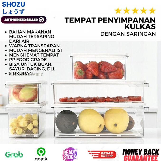 Tempat Container Penyimpanan Makanan Kulkas Fridge Food Storage Set