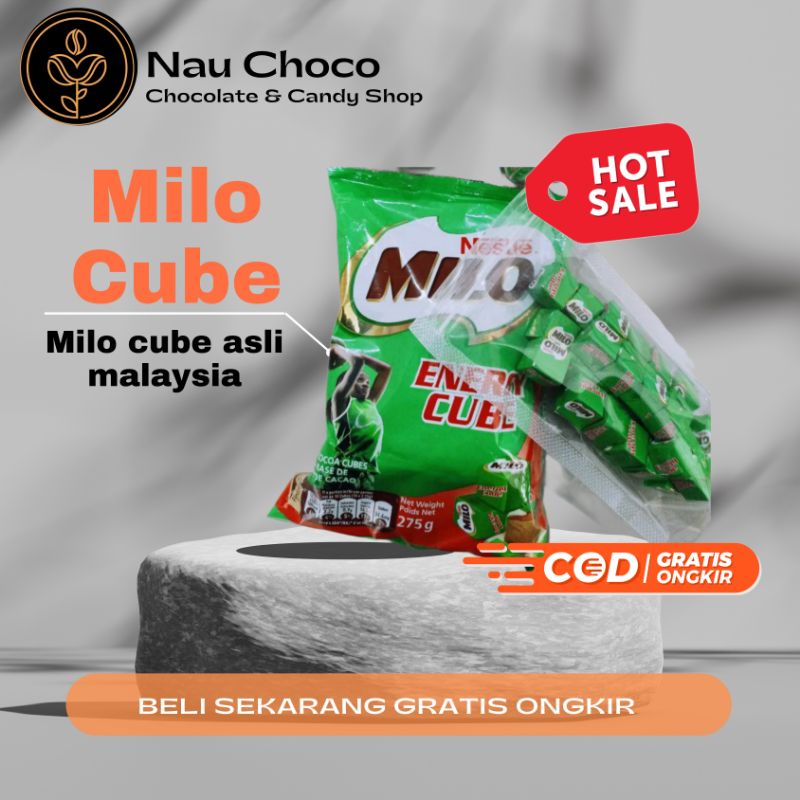 

PERMEN MILO KOTAK ORIGINAL MALAYSIA CEMILAN MILO CUBE 100 pcs
