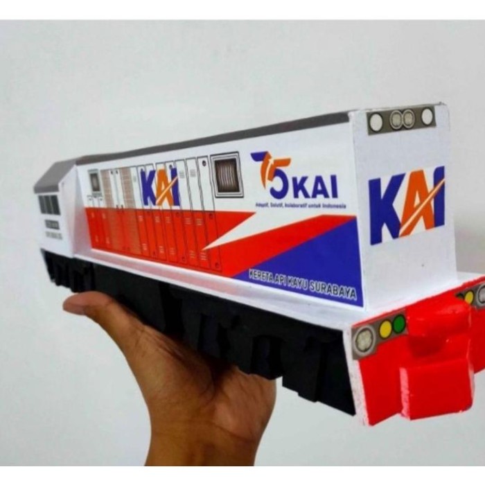 MUST HAVE KERETA API KAYU, LOKOMOTIF CC 201 TERMURAH