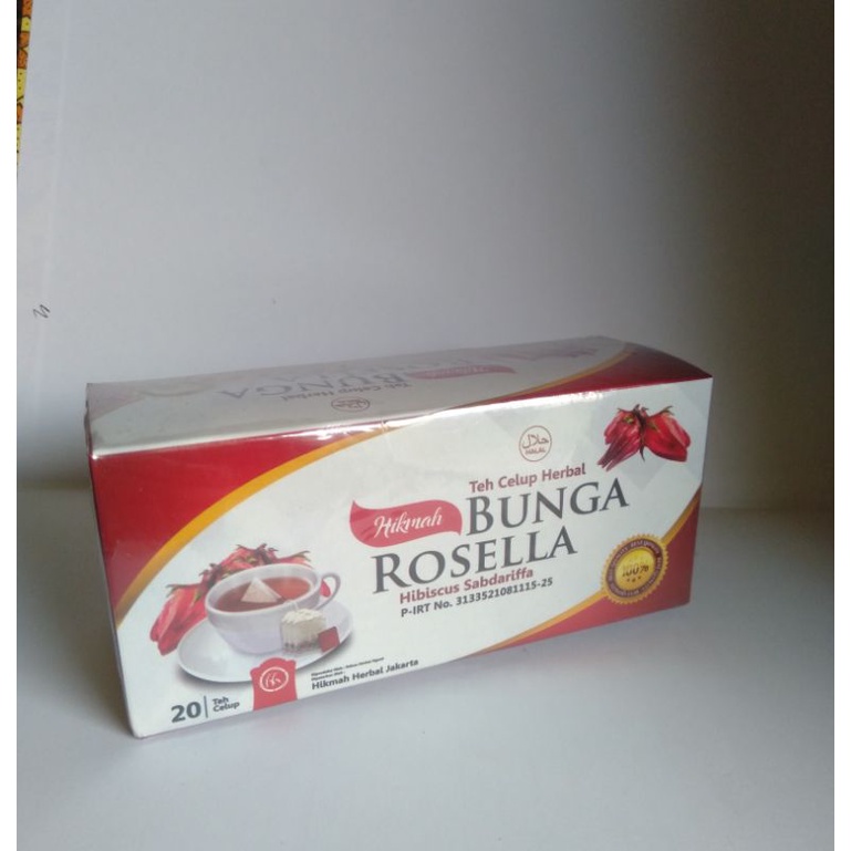 

Teh Celup Bunga Rosela Hikmah isi 20 Bag