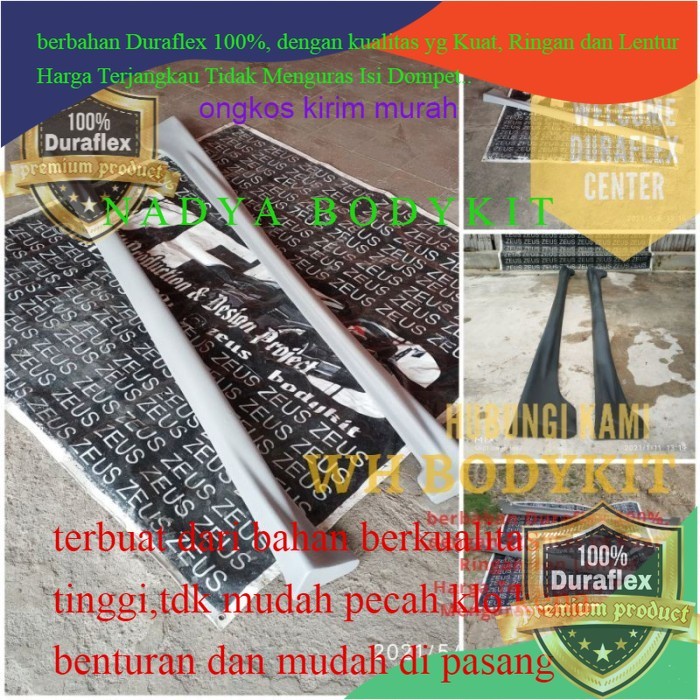 Side Skirt Toyota Calya Daihatsu Sigra BODY KIT