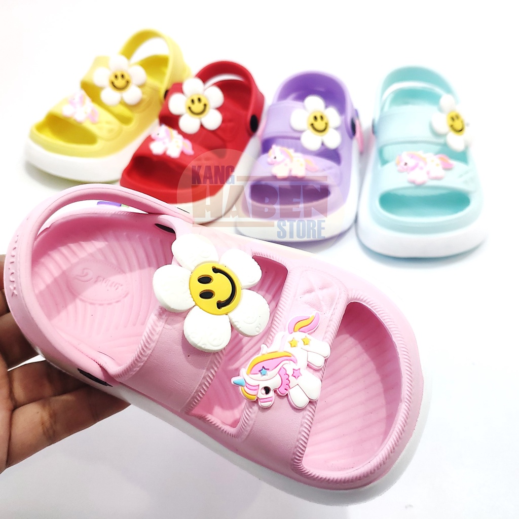 Habenkids - Sandal Anak Perempuan Karakter Bunga Lucu 20-29 530ED