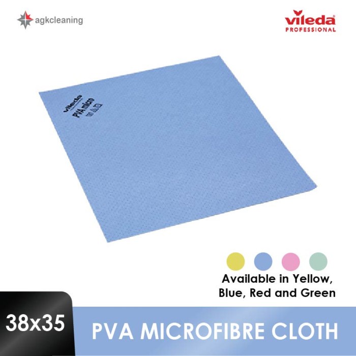 Terlaris Pva Microfibre Cloth - Kain Lap Microfibre - Lap Kanebo (Pva) Blue