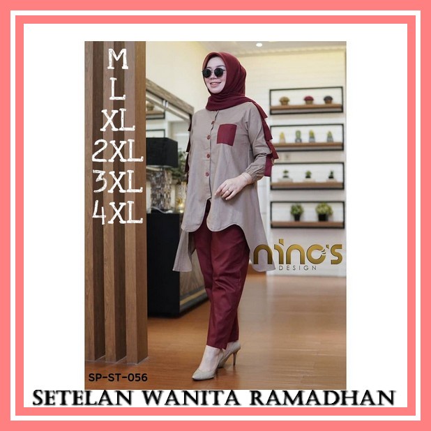 One Set Rayon Crinkle Airflow Setelan // Setelan Rayon Crinkle Airflow// Dress Rayon // Setelan Rayo