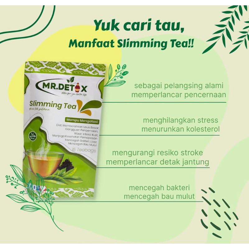 Pelangsing Teh alami/Teh Detox/Slimming tea alami