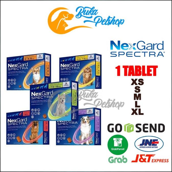 Obat Kutu Anjing NEXGARD SPECTRA XS / S / M / L / XL