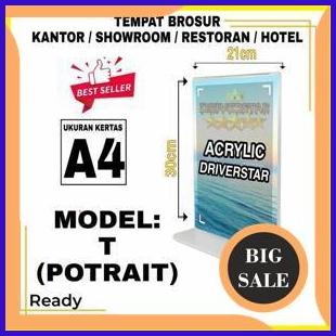 

TEMPAT BROSUR / TENT CARD / AKLIRIK BROSUR A4 MODEL T POTRAIT tools 29M4R23