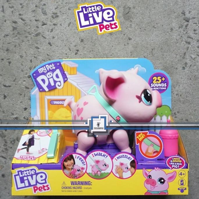 Little Live Pets My Pet Pig Piggly Soft and Jiggly Interactive Furreal