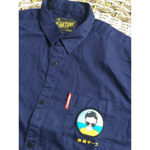 PLANET SURF Kemeja pria original(rijek)