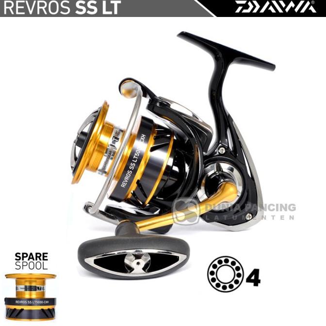 Reel Spinning DAIWA REVROS SS LT 2023 | Double Spool | Power Handle