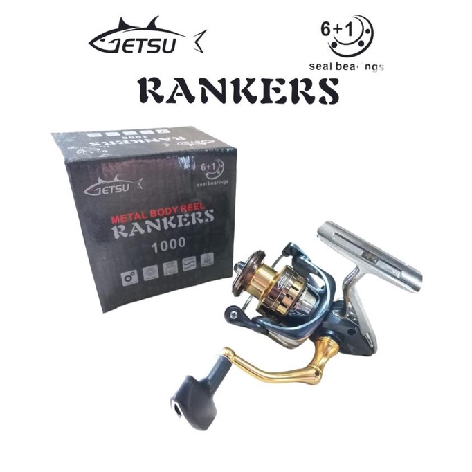 REEL GETSU RANKERS 1000/2000/3000/6000 - METAL BODY REEL