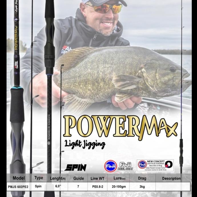 joran abu garcia power max jigging 602 pe 08 20 carbon