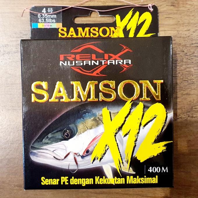 Senar PE Samson X12 Pe 4 400m Relix Nusantara