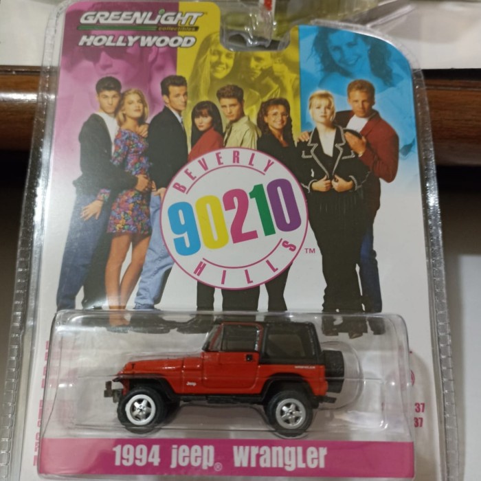 MUST HAVE GREENLIGHT BEVERLY HILLS 90210 1994 JEEP WRANGLER TERMURAH