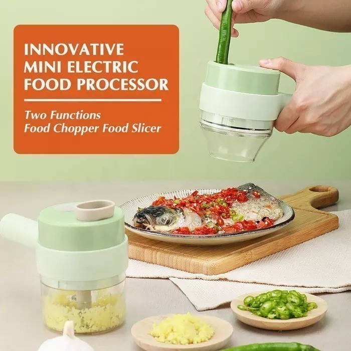 FMFIT ELECTRIC HAND HELD COOKING HAMMER VEGETABLE FOOD CHOOPER PORTABEL