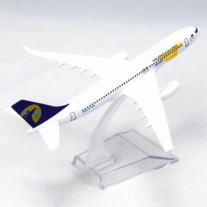 FLASH SALE!!! FS409 MONGOLIAN B767 PESAWAT TERBANG MONGOLIA BOEING 767 DIE CAST BAHA TERLARIS