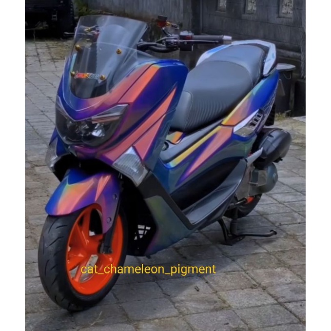 cat bunglon PU hypershift ABG85 Spesial grade+base biru motor mobil