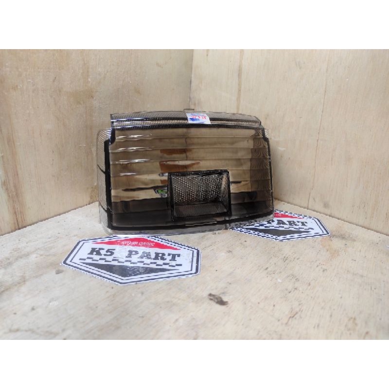 MIKA STOPLAMP STOPAN LAMPU BELAKANG GLPRO GLMAX SMOKE BLACK HITAM WIN