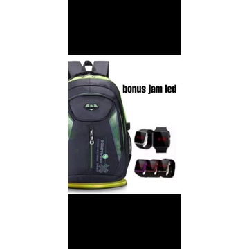 tas sekolah anak - tas anak cowok - ransel sekolah - tas anak laki - tas ransel anak (free jam)