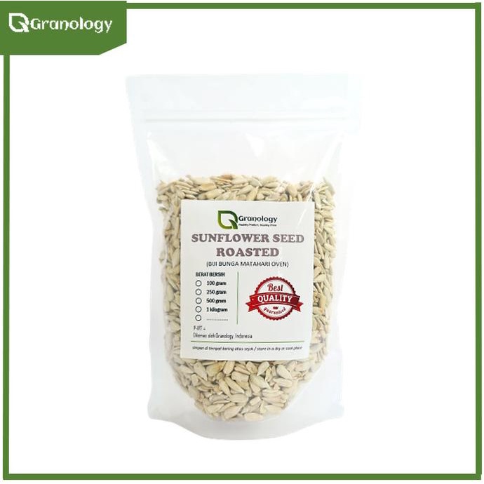 

TERBARU BIJI BUNGA MATAHARI / ROASTED SUNFLOWER SEED (500 GRAM) BY GRANOLOGY