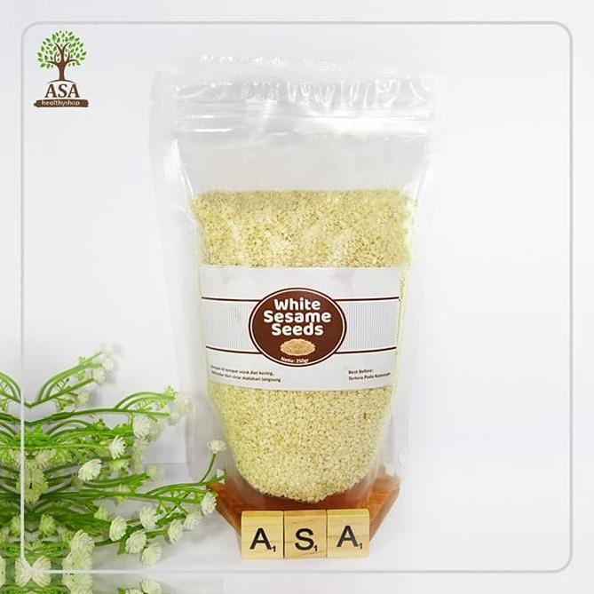 

STOK TERBATAS WHITE SESAME SEEDS 250 GRAM / BIJI WIJEN PUTIH