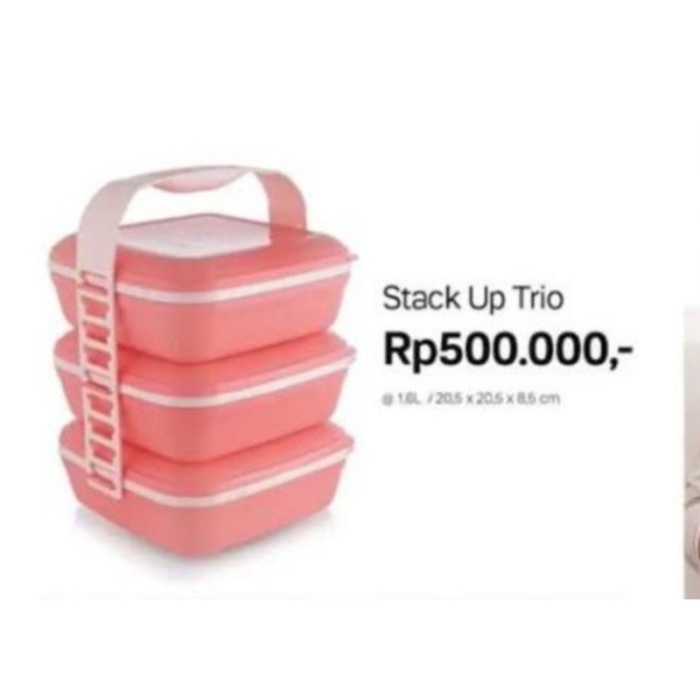 Terlaris Rantang Susun Tupperware Picnic Set Trio