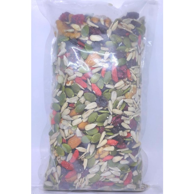 

STOK TERBATAS PROMO CAMPURAN KACANG, BIJI, & BUAH KERING / ORIGINAL MIX NUT 500 GR