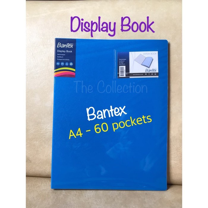 

Terlaris 60 Pocket A4 Display Book 3147Xx Bantex Clear Holder Atk0685Bx