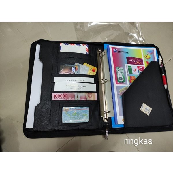 

Terlaris Stationery Map Sleting Seminar A4 Ring 3 Kulit Sintetis