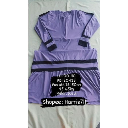Gamis ungu / Gamis Preloved