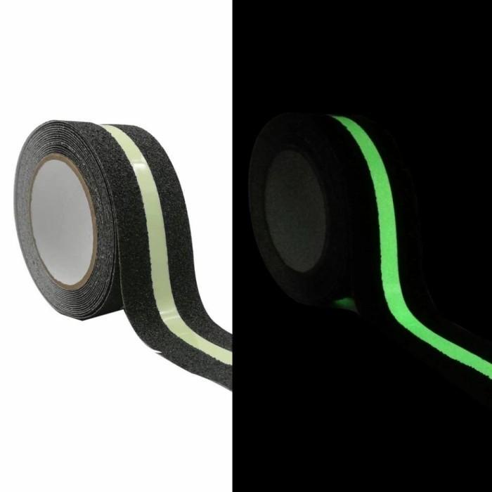 

Lakban Lantai Anti Slip Tangga Glow Tape Stiker Fosfor 5cm x 5 meter
