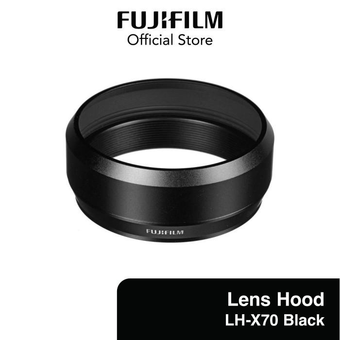 Terlaris ( Sale ) Fujifilm Lens Hood Lh-X70 Black For Fujifilm X70