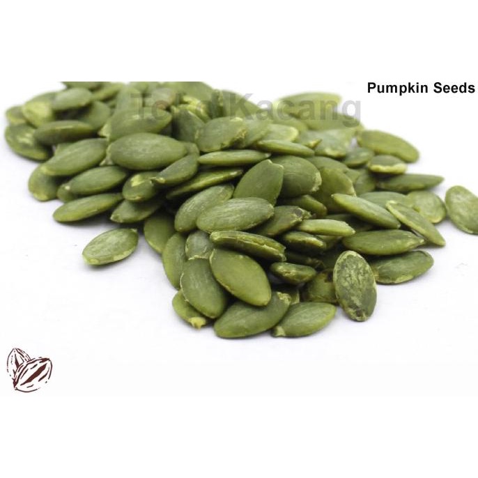 

STOK TERBATAS PUMPKIN SEED (BIJI LABU KUPAS) OVEN / MATANG NATURAL 500GR