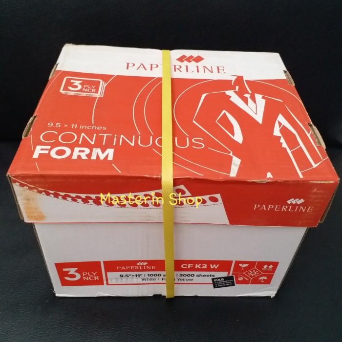 

Continous Form/Kertas komputer 9.5"x11" 3 Ply (K3 FULL)merek PAPERLINE