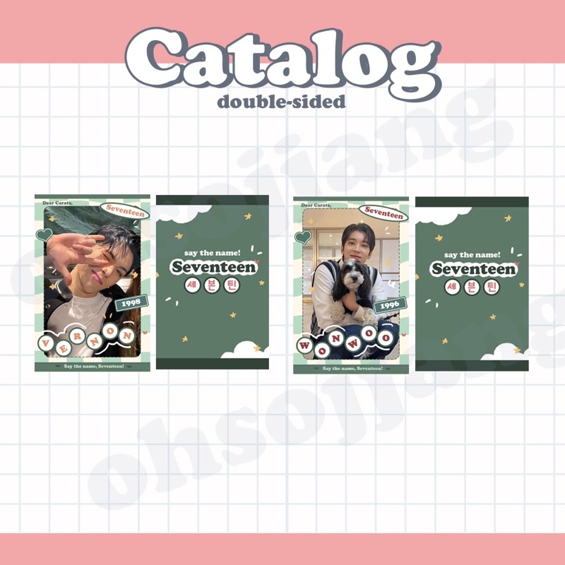 SEVENTEEN KEYRING BOYFIE CUTE CARAT GANTUNGAN KUNCI KEYCHAIN CARATDEUL CARATLAND MERCH BOYFRIEND KPOP 17