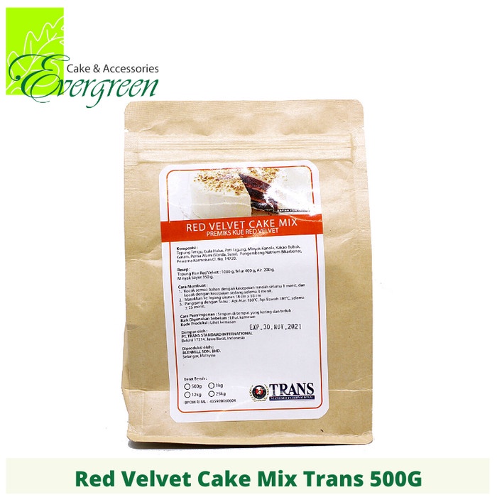 

Terlaris Bbb Red Velvet Premix Trans 500G