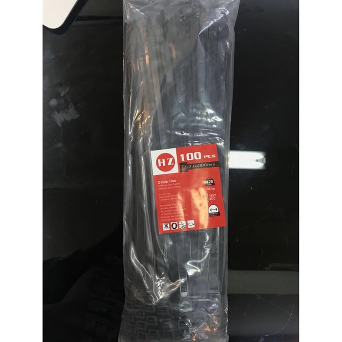

Terlaris Cord 7.6*300 Kabel Ties/ Cable Tie