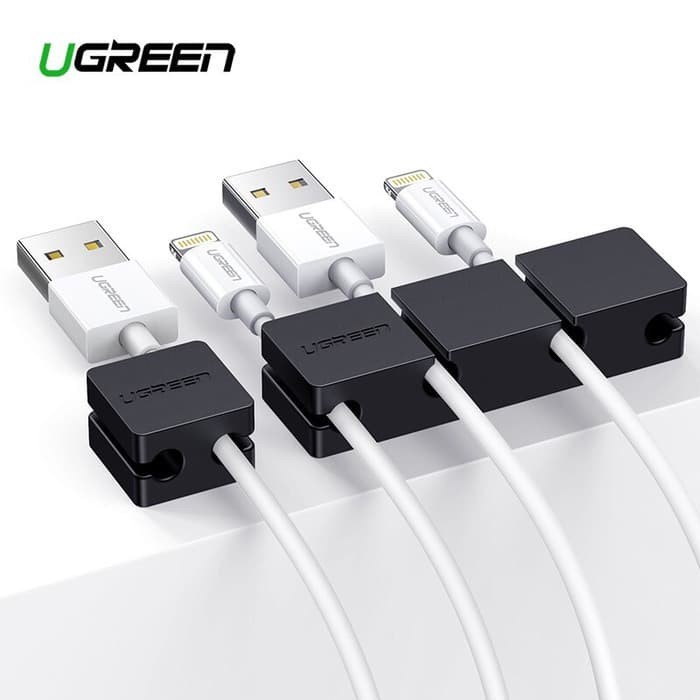 

Terlaris Cord Ugreen Cable Klip Organizer 2 Slot Penjepit Cable Management 2Pcs