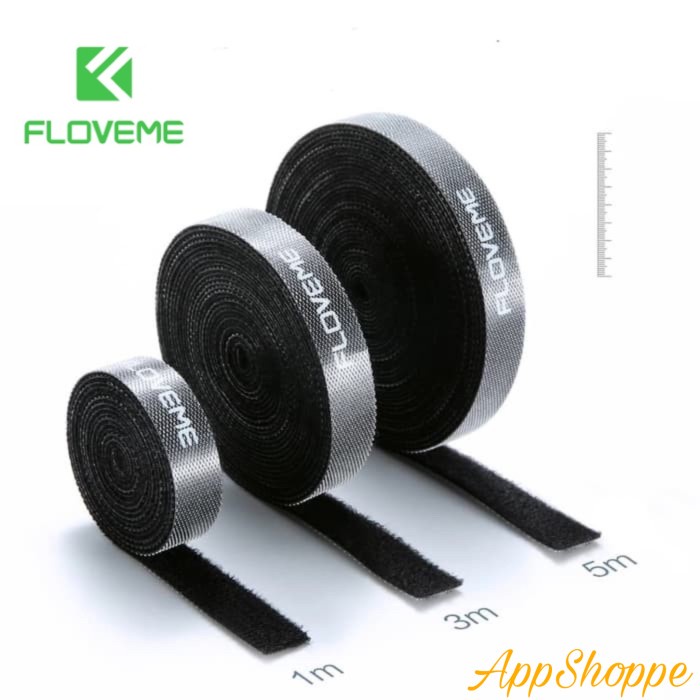 

Terlaris Cord Floveme Circle Velcro Strap Cable Winder Organizer Original 1M/3M/5M