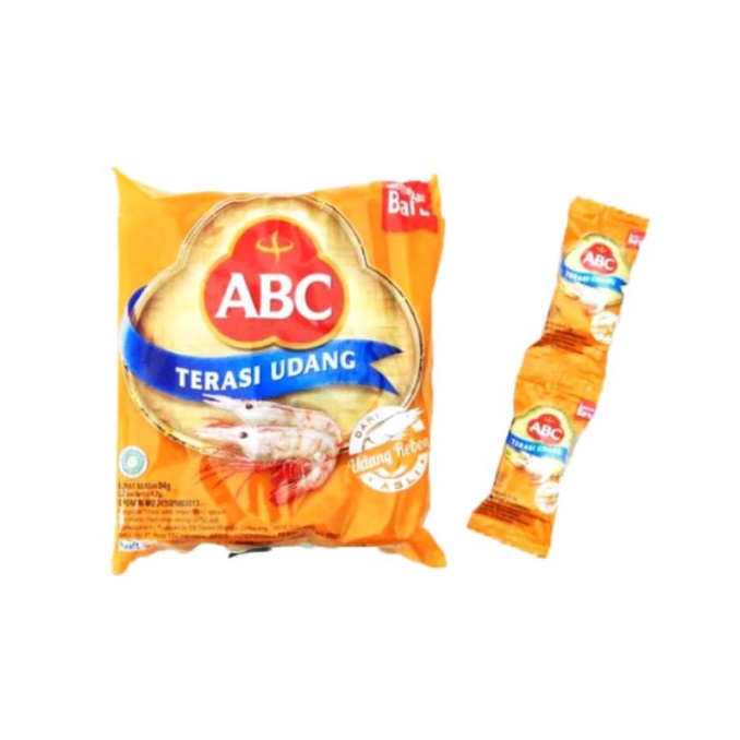 PACK - ABC Terasi Udang Isi 20 x 4.2 gr Trasi Asli Udang Rebon Halal