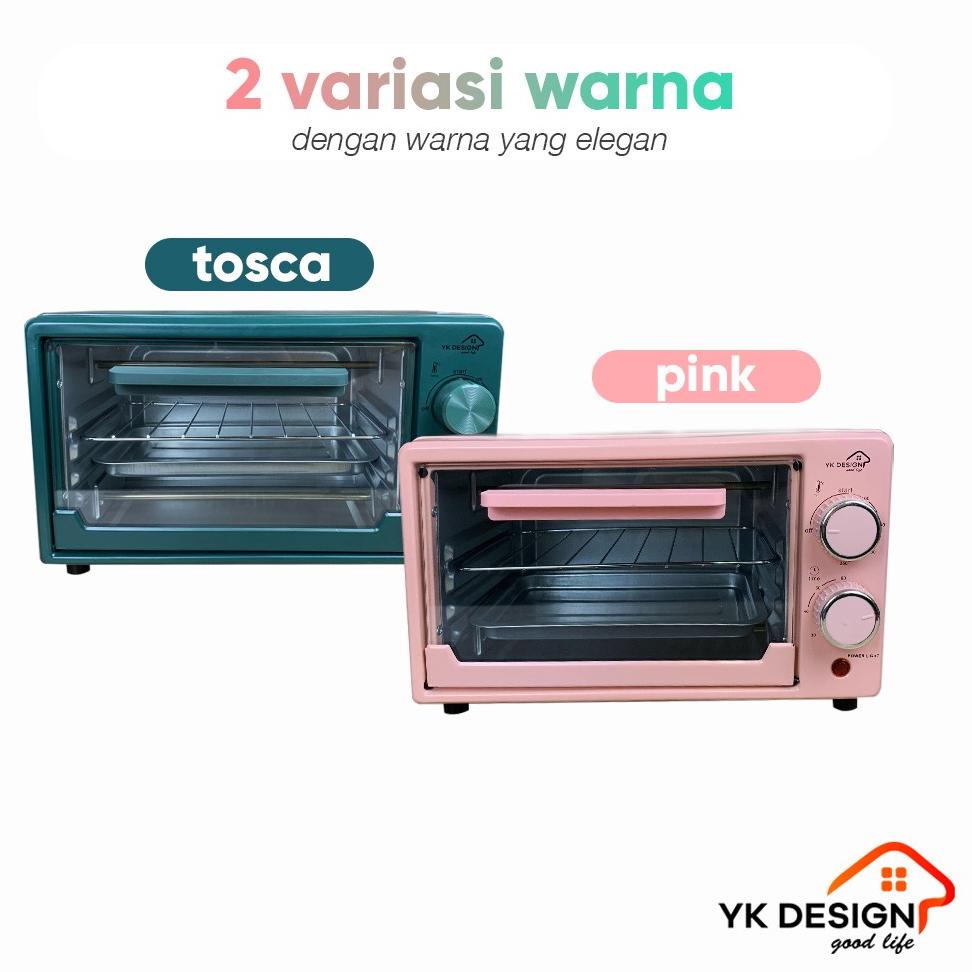 [Art. F6] YK DESIGN YK-812B Oven Listrik Pemanggang Daging Penghangat Makanan Kapasitas 12 Liter